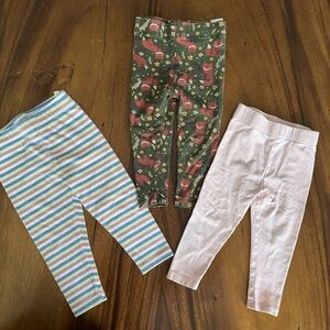 Dip Leggings Bundle of 3 Multicolor Leggings SetSize 12-18M